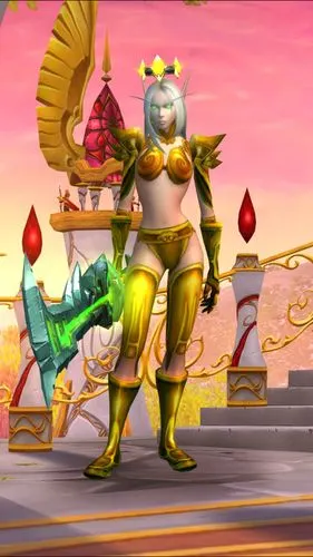 发一下我的幻化不要喷我个人很喜欢女血精灵