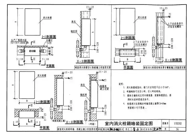 15s202室内消火栓安装