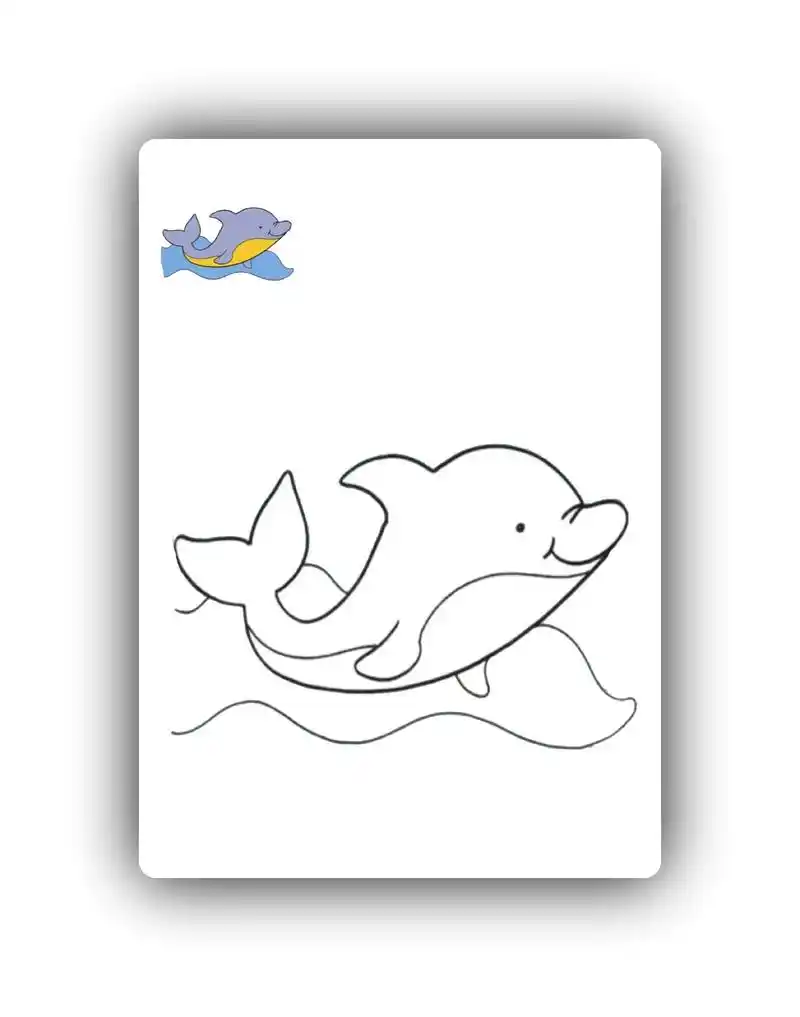 简笔涂色画素材一套25张