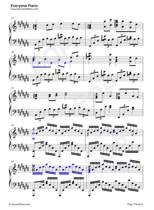 大鱼-好听版五线谱预览5