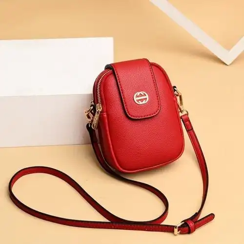 小手机包女斜挎迷你单肩提袋布老花学生新款休闲蜜蜂拿零钱可爱拉