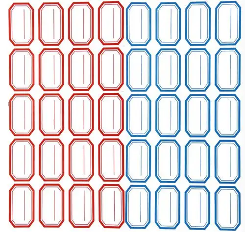包材商城不干胶小标签纸自粘性小标贴空白办公手写小便签贴纸标签贴纸