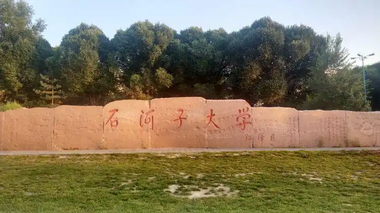 大学位于市中心,是由石河子农学院,医学院,兵团经济专科学校,师范专科