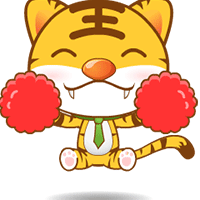 小老虎吉祥物表情设计