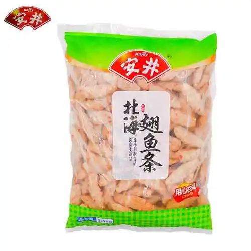 安井北海翅鱼条25kg速冻火锅食材关东煮麻辣烫冒菜丸子默认