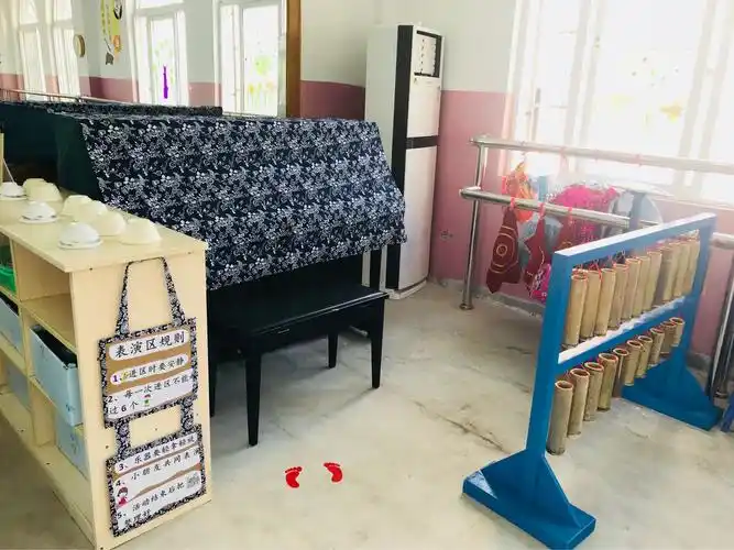 其它 城关幼儿园大一班环创作品展 写美篇表演区—开心园地