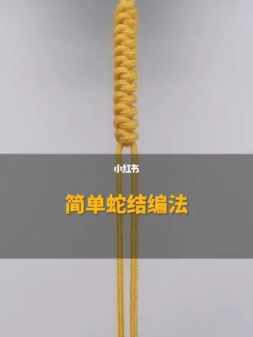 简单蛇结编法