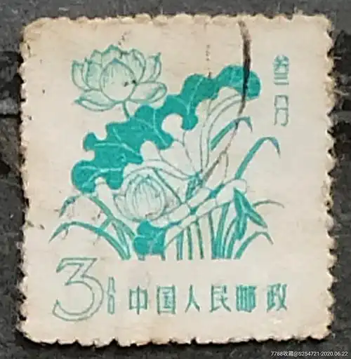 普10,花卉,面值3分-新中国邮票-7788邮票收藏