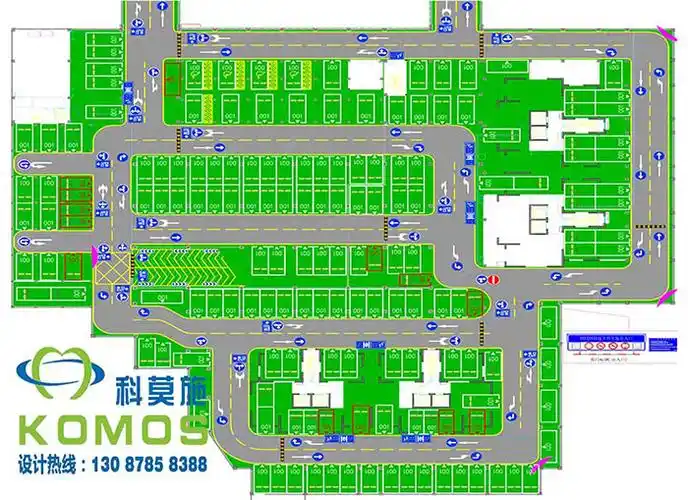 济南龙景苑地下停车场设计方案