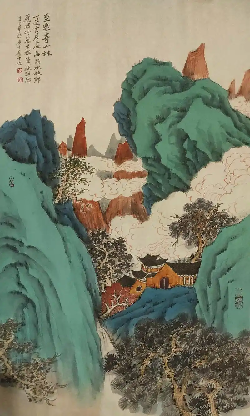 画中"贵"族—青绿山水周广忠作品系列之一