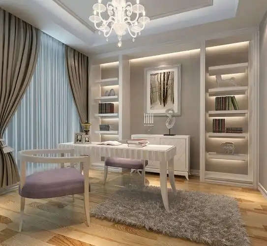 别墅欧式风格书房