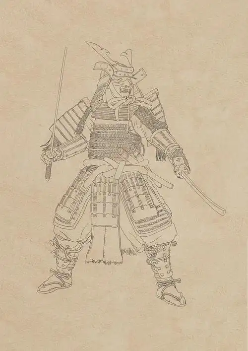 武士-作画步骤