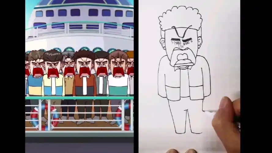 活动作品看动画学画画开心锤锤3