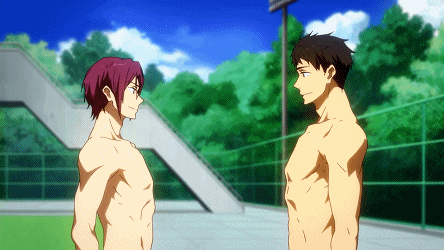 肌肉男gif击掌gif默契gif