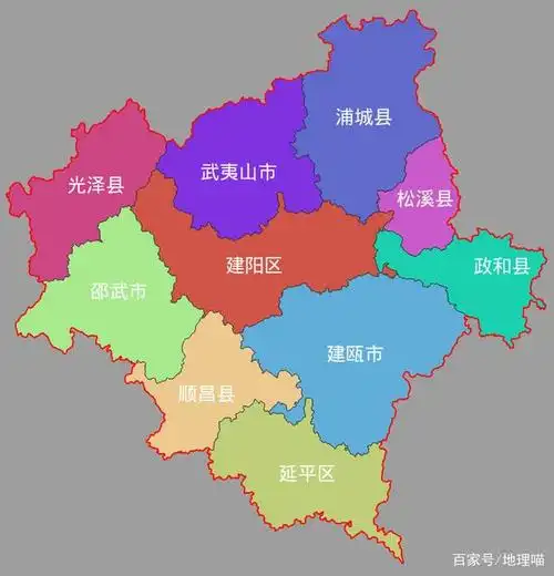 福建南平建成区排名 建阳第一 政和最后 你的家乡呢?