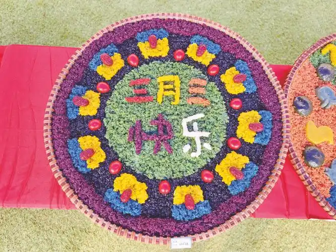 良庆区良庆镇中心学校创意五色糯米饭