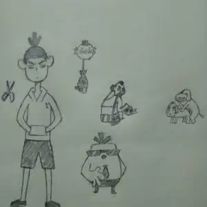 画刺客伍六七人物简笔画刺客伍六七人物的画法刺客伍六七简笔画如何画