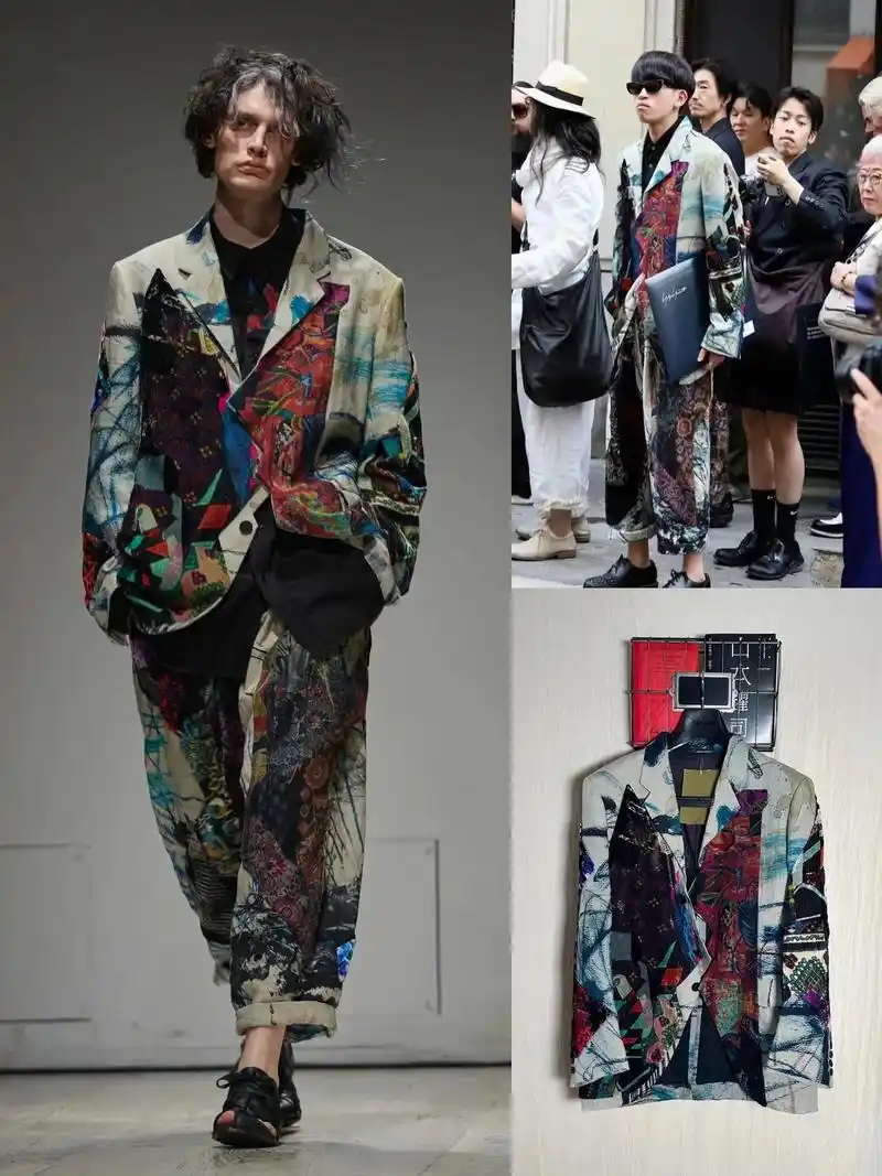 山本耀司最美色彩西装.现货yohji山本耀司23ss朝仓幻影 - 抖音