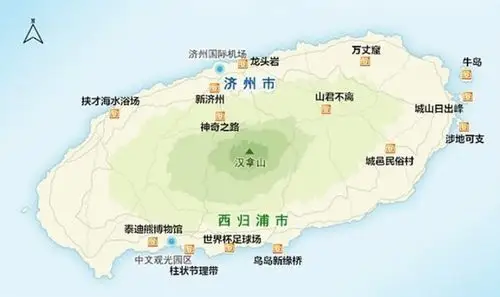 呼吸在春天的济州岛