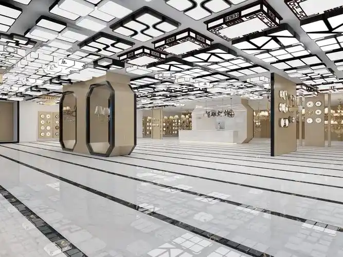 灯具展厅-公装效果图_装一网装修效果图