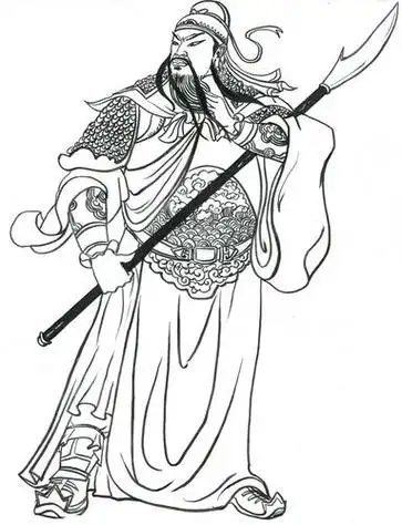 刘备简笔画 刘备简笔画简单又帅