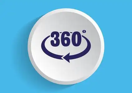 360度旋转箭头旋转的 360 度 web 图标照片