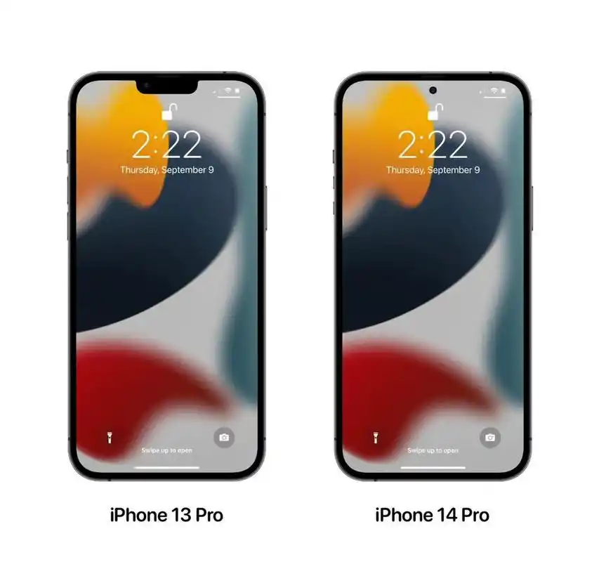 【iphone新机】  iphone的小刘海屏和挖孔屏,你更喜欢哪个?