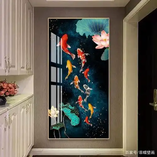 2020新款玄关壁画合集