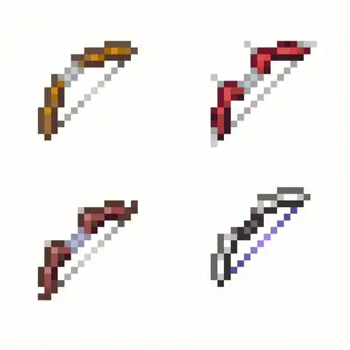 我的世界像素画(弓箭篇)