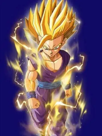 求全身金毛的超级赛亚人图片,类似超级赛亚人4