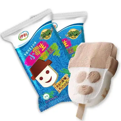 现在吃的多的是这样的两三块一支冷狗 麻酱味比较有特色 好吃小时候吃