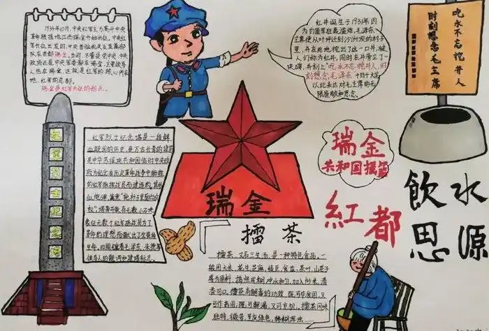 传承家乡文化弘扬爱国精神手抄报