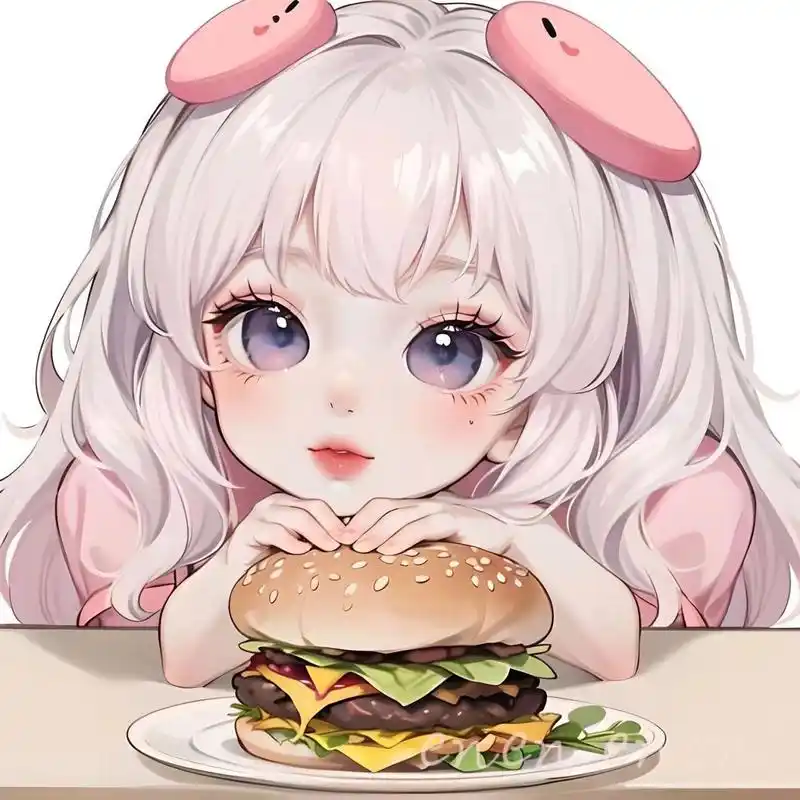 吃货女生闺蜜头像           图片由mewxai生成