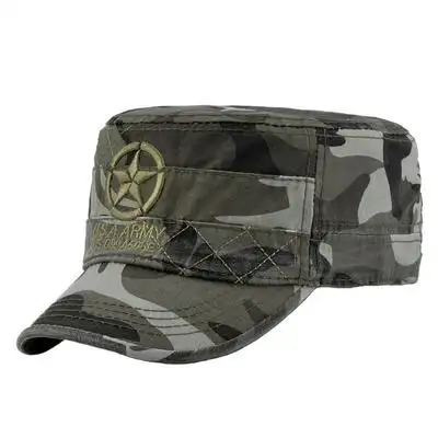 迷彩军帽男士夏天遮阳帽户外顶帽女春秋季军训帽美帽子