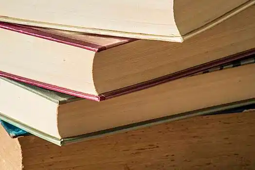 几个,书本,文学作品,一堆,叠放
