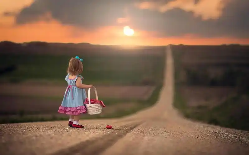 唯美外国小女孩