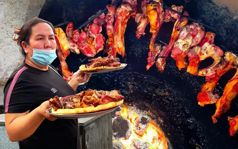 活动  新疆"最便宜馕坑肉",108起按公斤上肉,躲老家开食客追着来