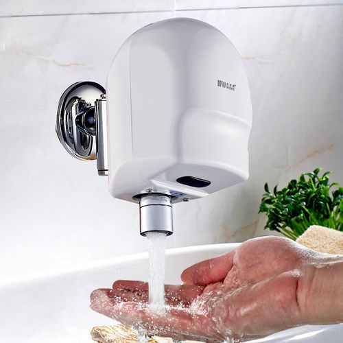 沃欣特 全自动感应水龙头 明装入墙式洗手器 直流电池单冷后进水