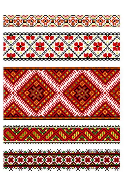 壮锦少数民族图案素材