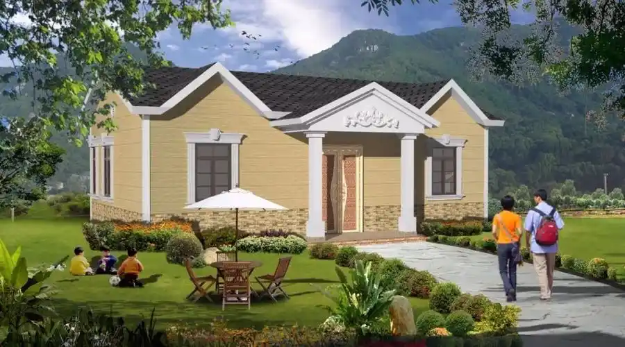 新型建筑带您见识一下揭西第一栋轻钢构别墅相信你的别墅梦也将更快