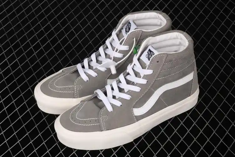 vans sk8-hi pig suede 万斯经典系列莫兰蒂灰高帮休闲板鞋 vn0a4bv6