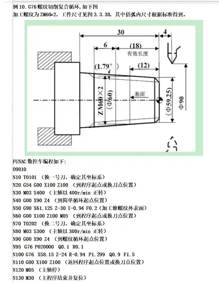 数控车床编程.数控车床编程,案例示意图#数控车床 #数控加工 - 抖音