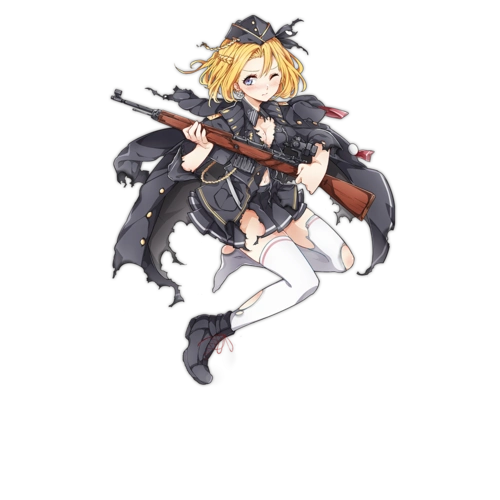 少女前线官方人物立绘图片之步枪类二星含大破图鉴