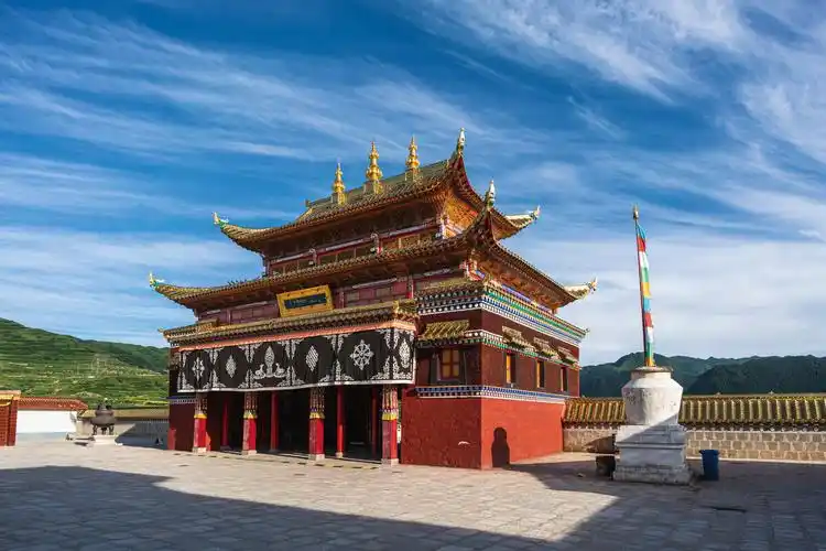 甘南卓尼禅定寺风光