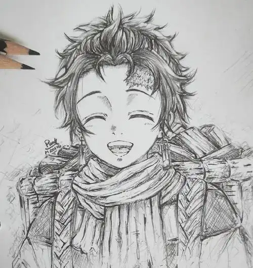 鬼灭之刃#这一组铅笔绘好赞!(via:opiq)