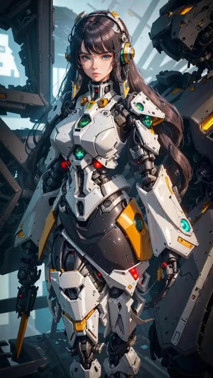 ai绘画:机械少女(艾尔莎)#动漫壁纸# #ai写真# #ai女友# #ai艺术季