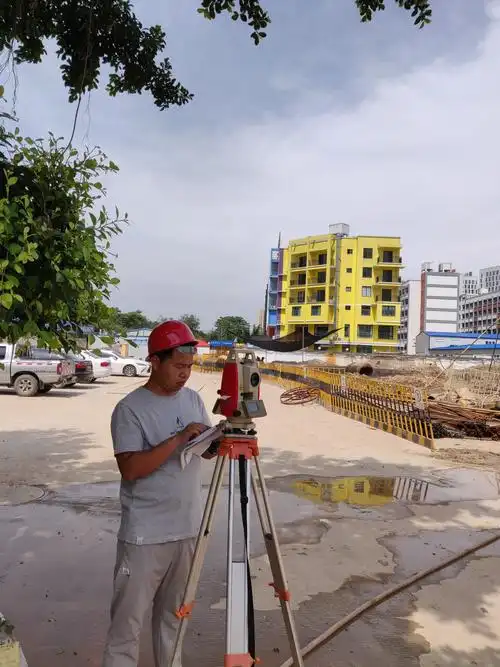 桩机现场桩点位放样