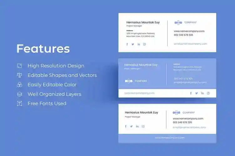 适用于业务经理的电子邮件签名模板v313vdnemailsignaturev313
