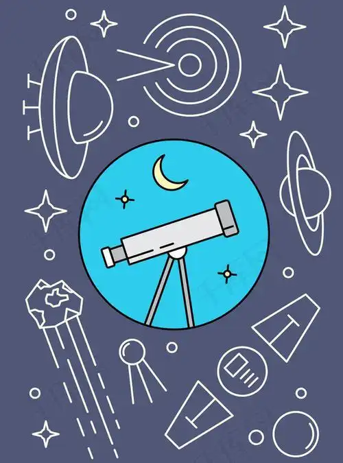 科技馆简笔画简单