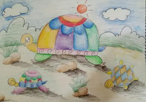 周雨诺 尚艺书画院二年级暑期绘画作品欣赏